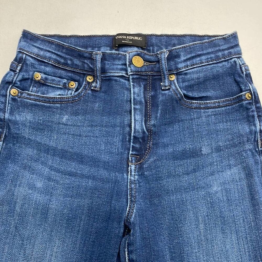 BANANA REPUBLIC Women’s 2 Skinny Fit Blue Jeans